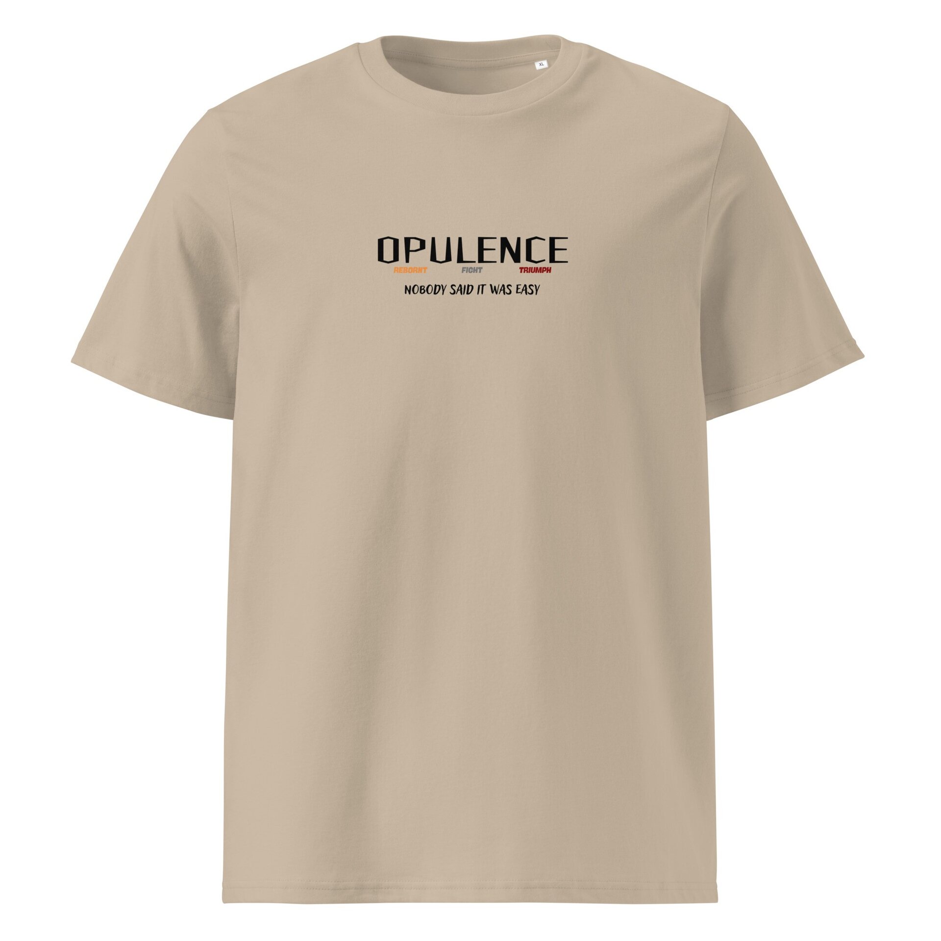 Camiseta de manga corta 100% organica - Unisex marca OPULENCE Elite Elegance - 5