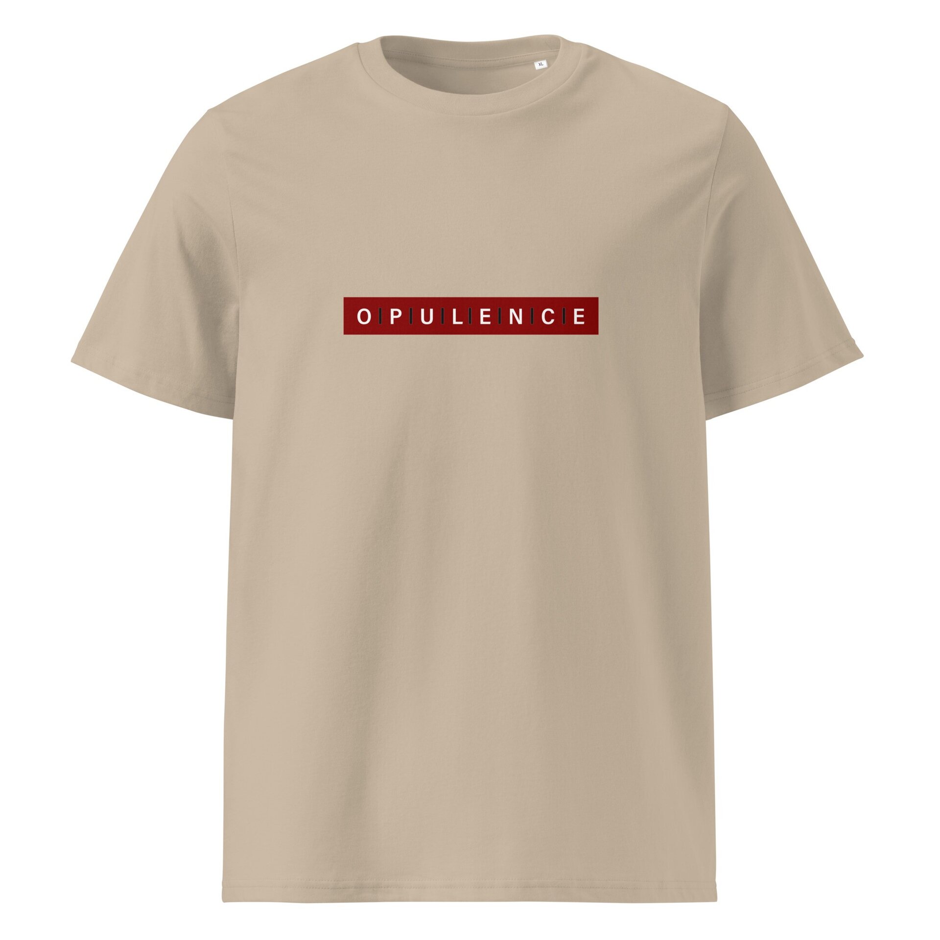 Camiseta de manga corta 100% organica - Unisex marca OPULENCE R - 5
