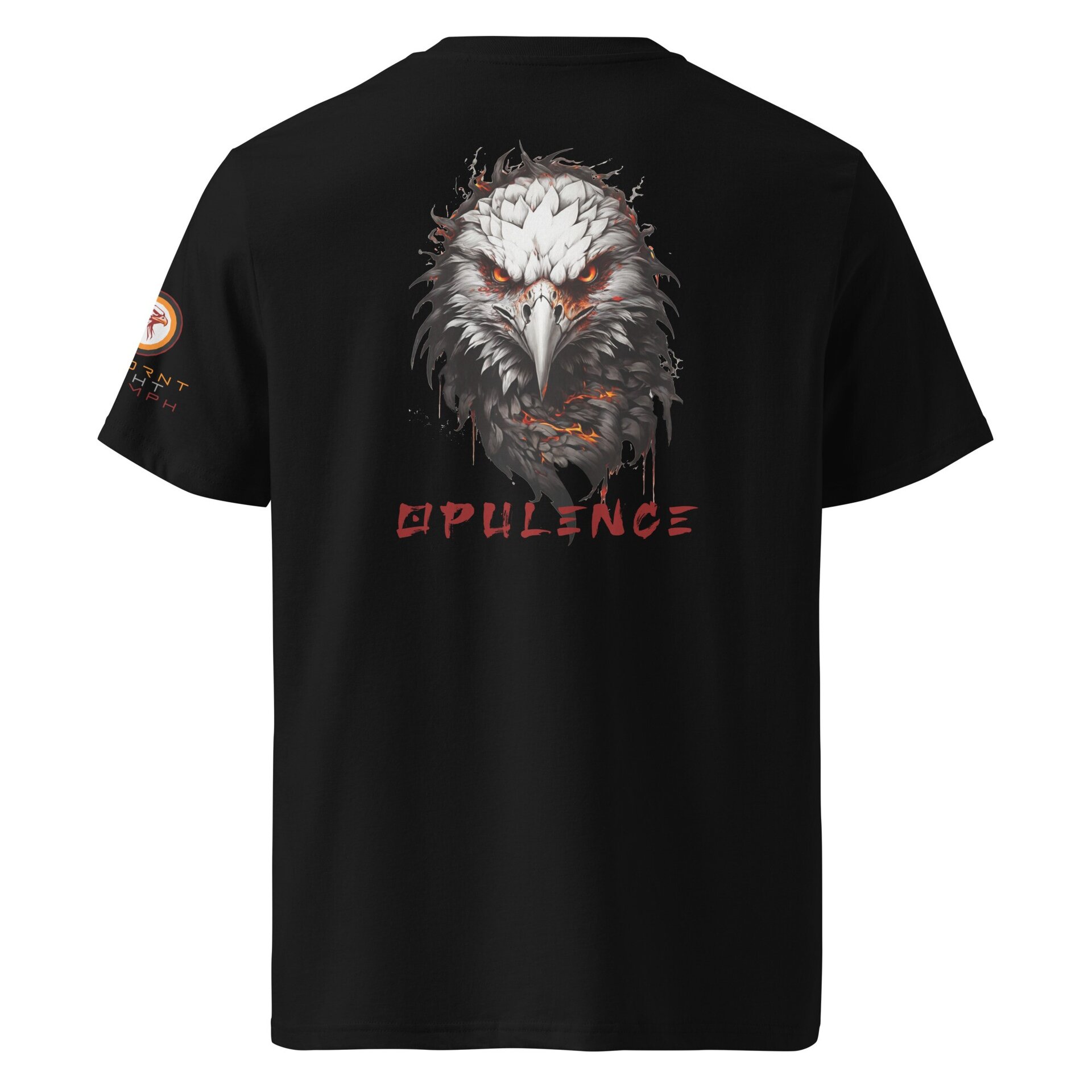 Camiseta de manga corta 100% organica - Unisex OPULENCE Phoenix rebornt - 13