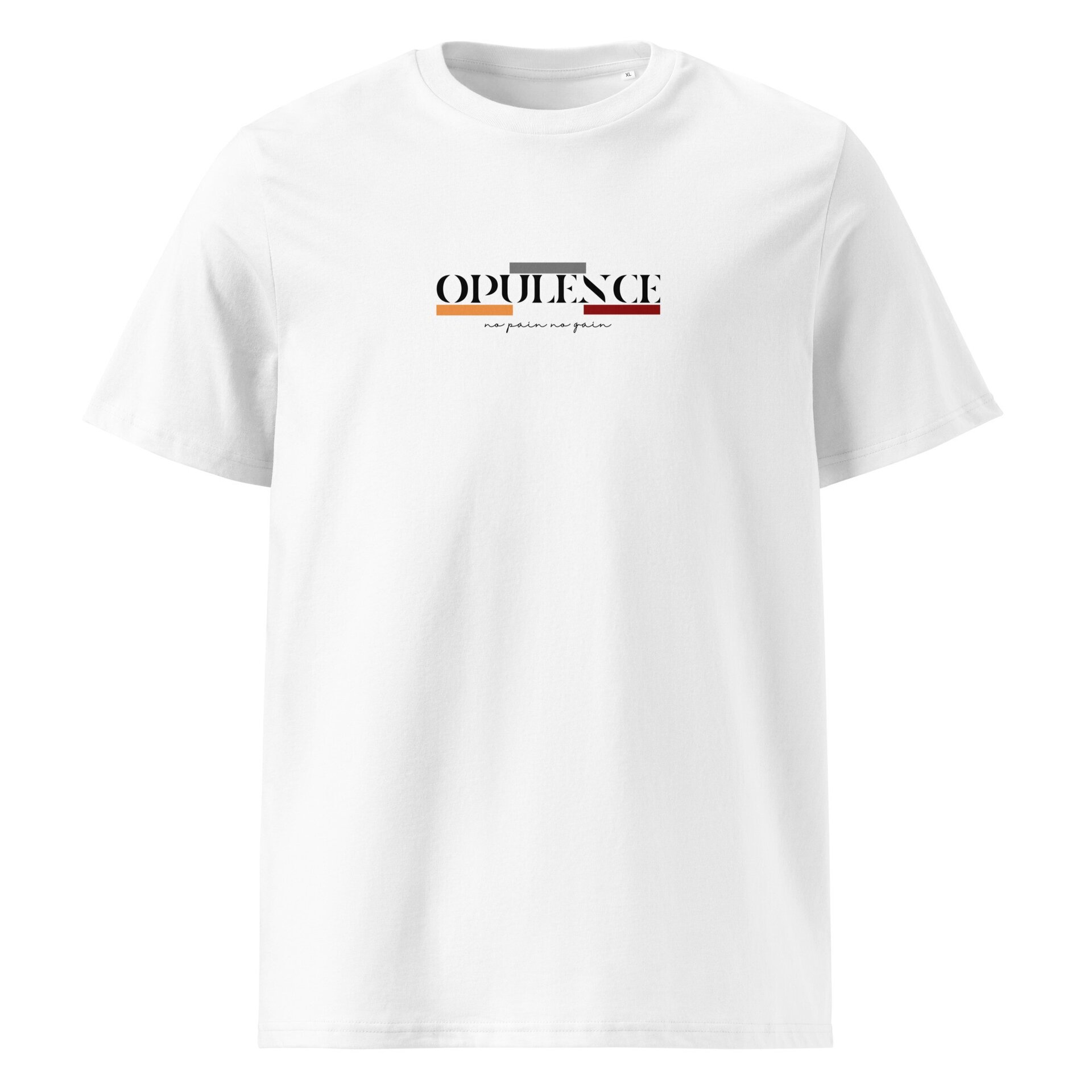 Camiseta de manga corta 100% organica - Unisex marca OPULENCE Elite Elegance - 3