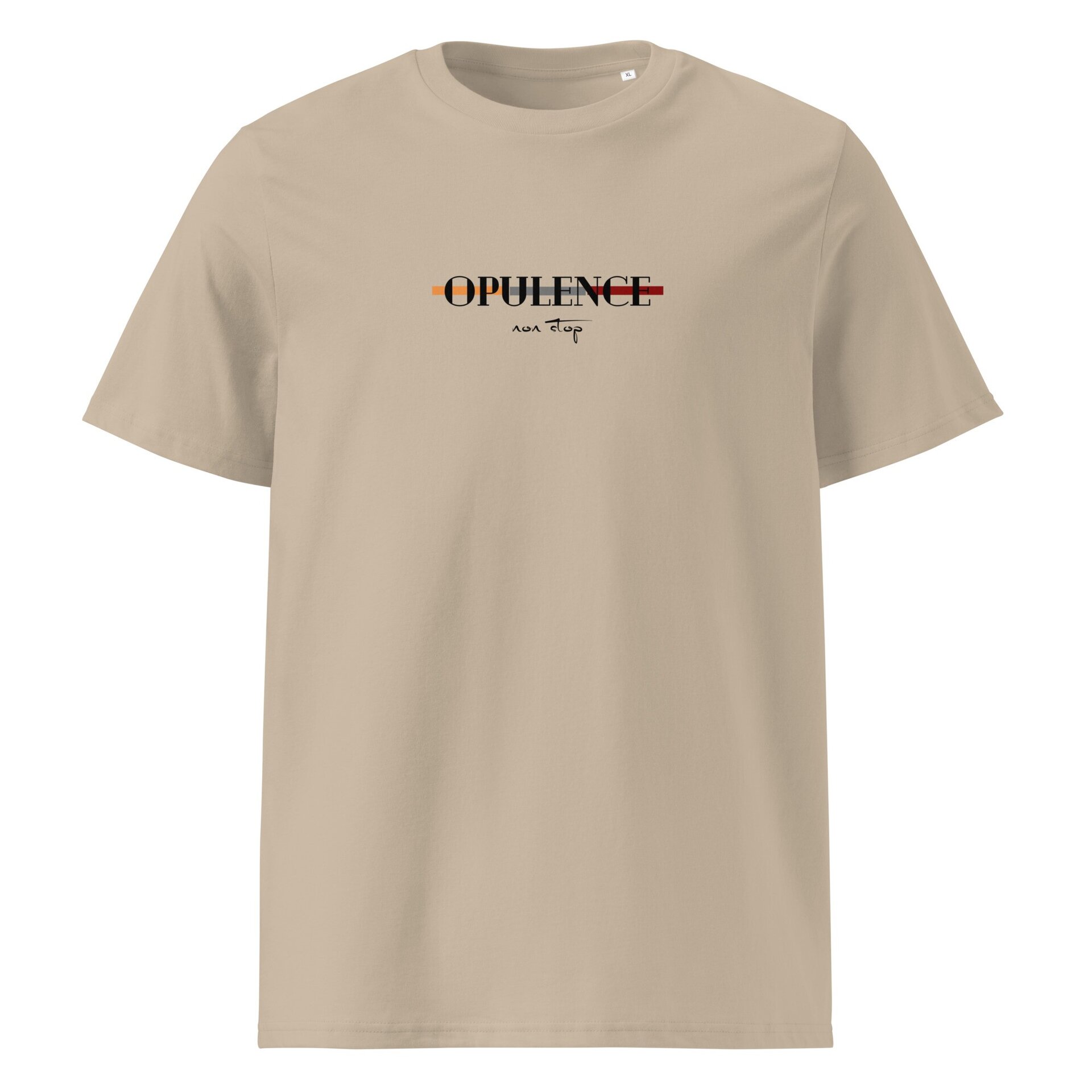 Camiseta de manga corta 100% organica - Unisex marca OPULENCE Elite Elegance - 3