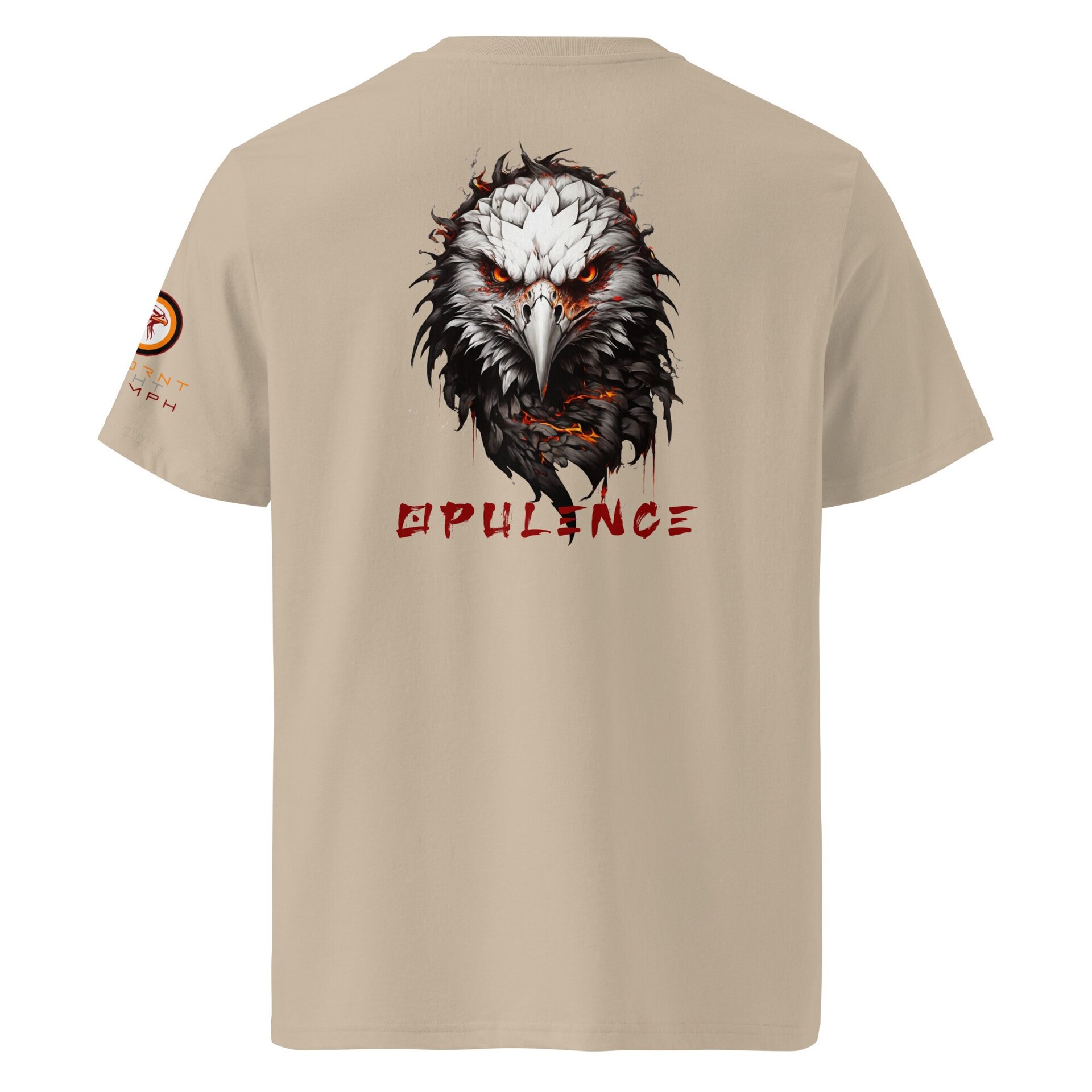 Camiseta de manga corta 100% organica - Unisex OPULENCE Phoenix rebornt - 4